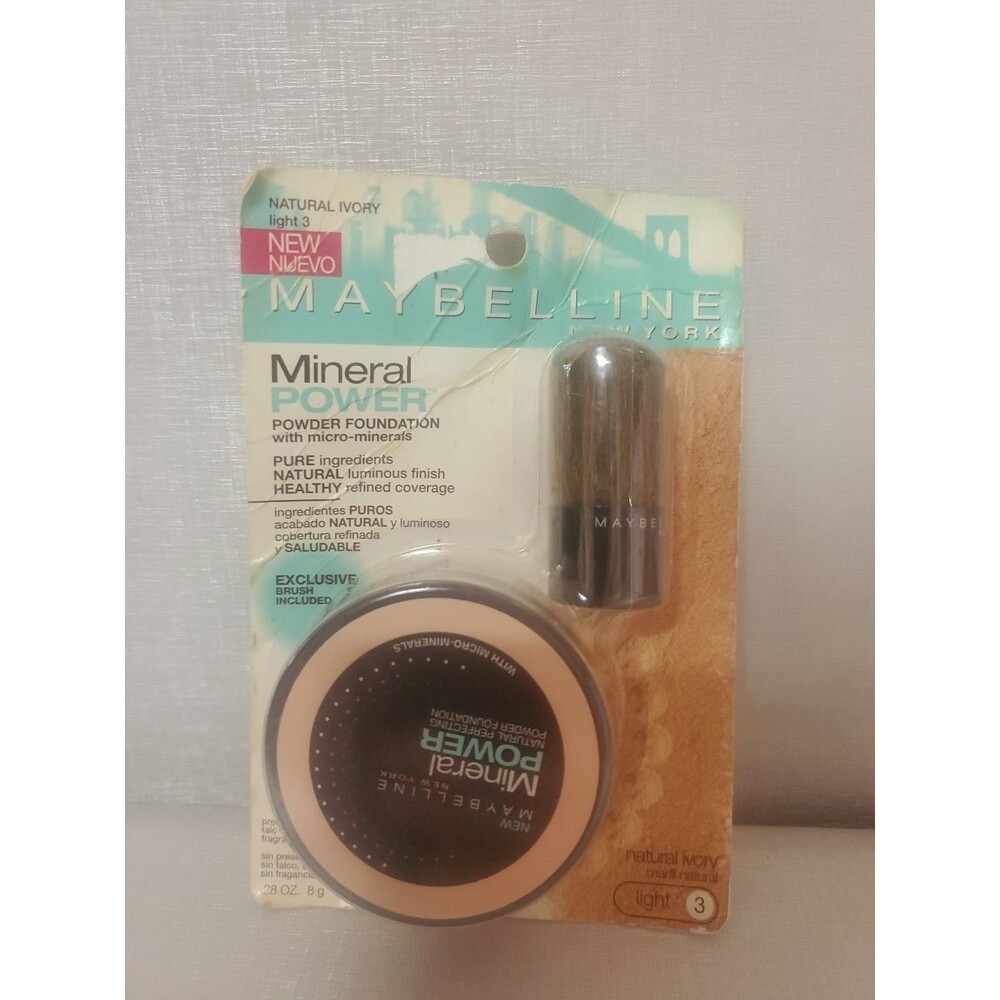 Maybelline Mineral Power Loose Powder Foundation  0.28 Oz Medium Sandy Beige